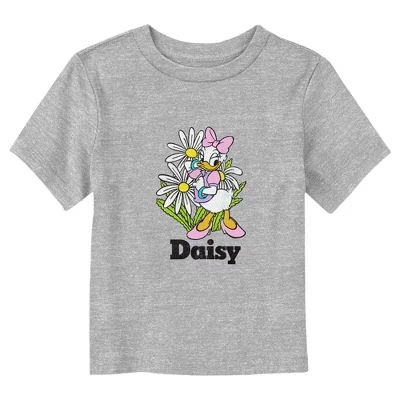 Детская футболка Mickey Mouse Daisy and Flowers, меланжевая