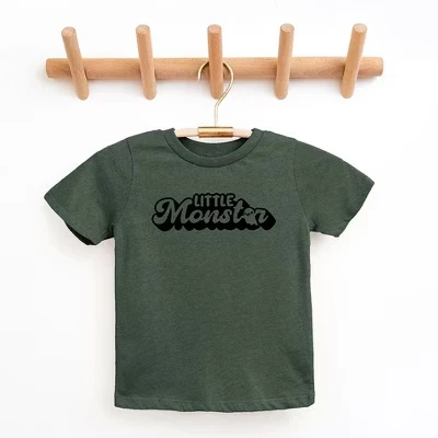 Футболка для детей The Juniper Shop «Монстр», меланжевая