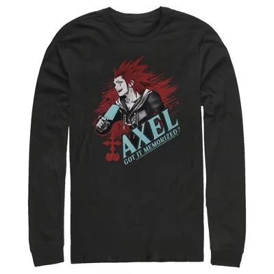 Мужская цепочка воспоминаний Axel, Запомненная рубашка с длинным рукавом черного цвета