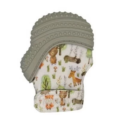 Прорезыватель Malarkey Kids Munch Mitt, серый