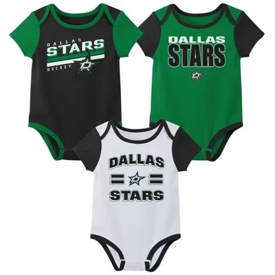 Боди для мальчиков NHL Dallas Stars, 3 шт., разноцветные