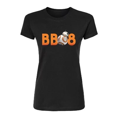 Женская футболка Star Wars BB8, черная