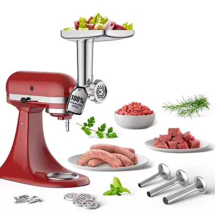 Насадка-мясорубка GVODE для KitchenAid, стальная