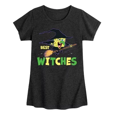 Приталенная футболка с коротким рукавом и рисунком Best Witches