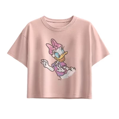 Футболка для девочек Disney Daisy Color Sketch, розовая