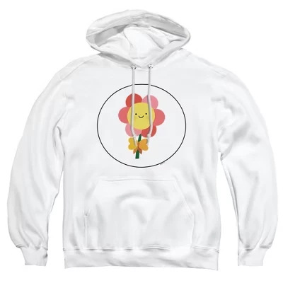 Мужская толстовка с капюшоном Unlock The Magic Polite Panda Belly Pull-Over белого цвета