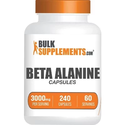 Бета-аланин bulksupplements в капсулах
