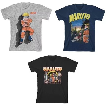 Футболки для мальчиков Naruto, 3 шт.