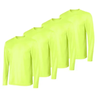 Мужской лонгслив Hanes Cool DRI, 4 шт., зеленые