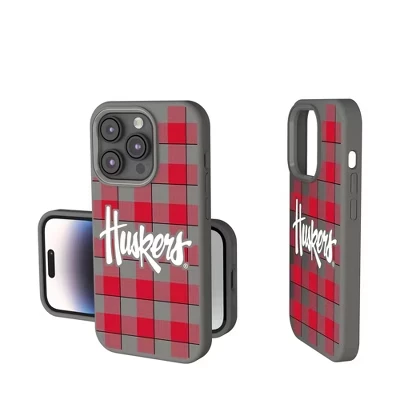 NCAA Big Ten Universities Клетчатый мягкий на ощупь чехол для мобильного телефона Apple iPhone nebraska huskers