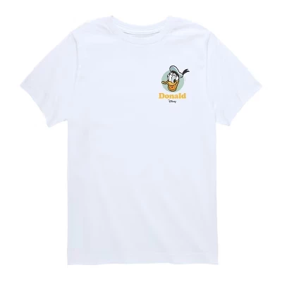 Футболка с коротким рукавом и рисунком Donald Duck Peek A Boo Pocket, белая