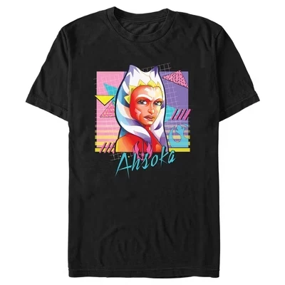 Мужская футболка STAR WARS Rebel Ahsoka, черная