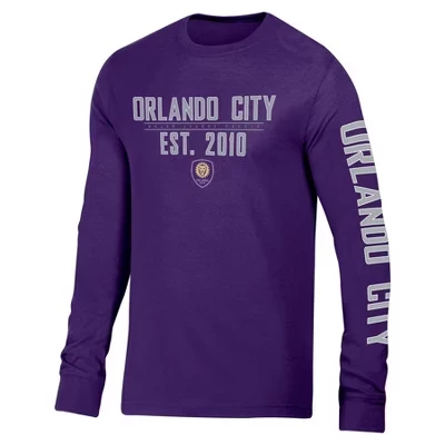 Мужская футболка MLS Orlando City SC с длинным рукавом