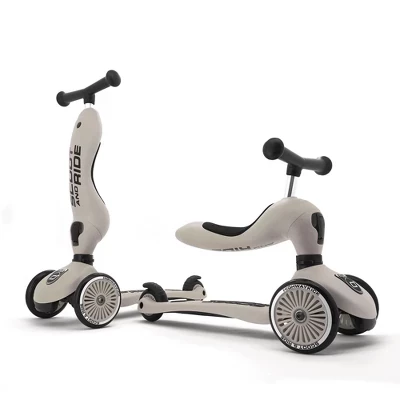 Детский самокат Scoot & Ride Highwaykick 1, серый
