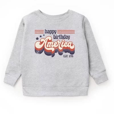 Детский свитшот The Juniper Shop America Retro, серый