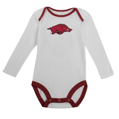 Боди с длинными рукавами для маленьких мальчиков Arkansas Razorbacks' 2pk