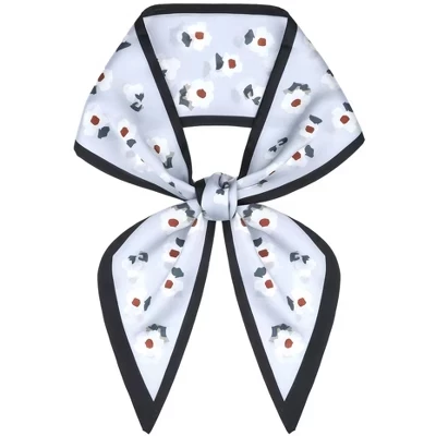 Женский атласный шарф INSPIRE CHIC, цветочный, разноцветный