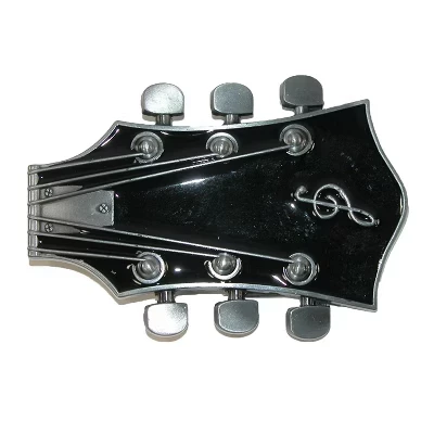 Мужская пряжка для ремня CTM Guitar Head, черная