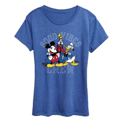 Женская футболка Disney Good Vibes Crew, синяя