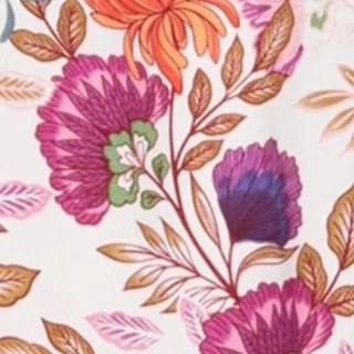 Женская блузка I.N.C Bloom с открытыми плечами в цветочек фиолетового цвета-lovelylobelia