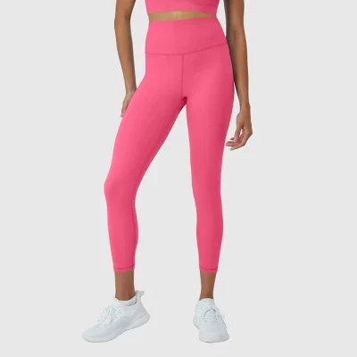 Женские легинсы Hanes Moves 7/8, 25″, розовые