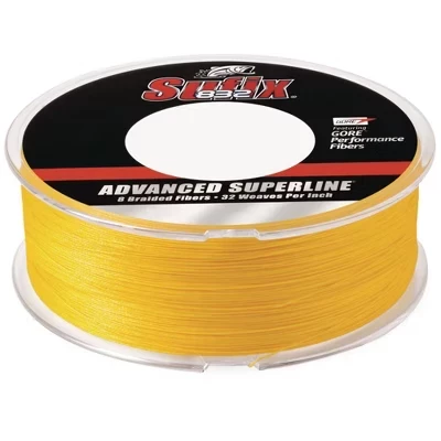 Плетеный шнур Sufix 832 Advanced Superline, 549 м, желтый