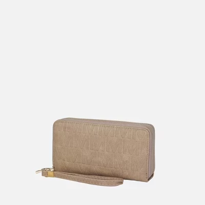 Женский кошелек-клатч MKF Collection Aurora M Signature, тауп