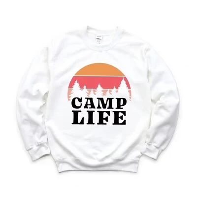 Женский свитшот Simply Sage Market Camp Life, белый