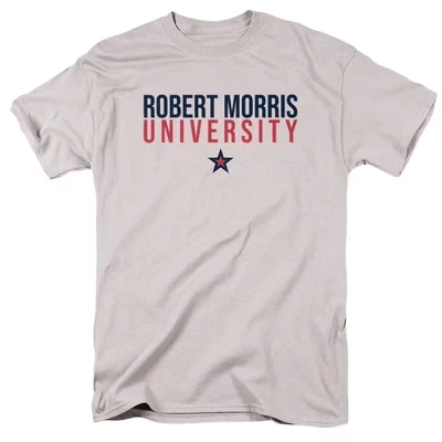 Мужская футболка NCAA Robert Morris University, серебристая
