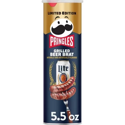 Картофельные чипсы Miller Lite Beer Brat с картофельными чипсами - 5,5 унций