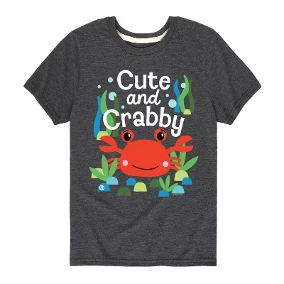 Детская футболка Fisher Price Cute And Crabby, угольная