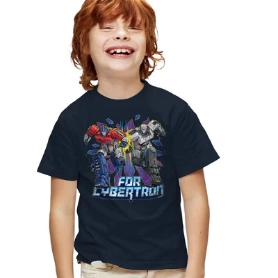 Футболка для мальчиков Transformers Cybertron, синяя