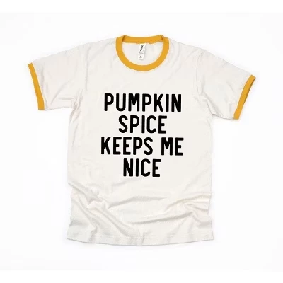 Женская футболка Simply Sage Market Pumpkin Spice, горчичная