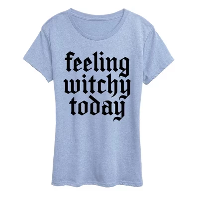 Женская футболка Instant Message Feeling Witchy Today, черная