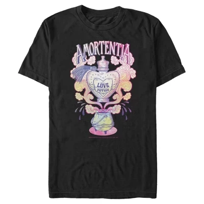 Мужская футболка Amortentia Love Potion черного цвета