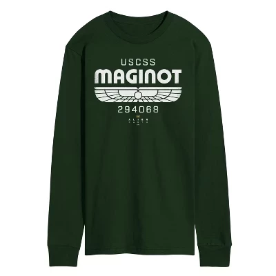 Мужской лонгслив Alien USCSS Maginot, зеленый