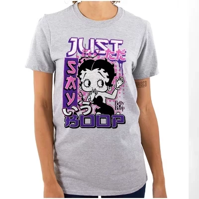 Женская футболка Betty Boop «Буп», серая