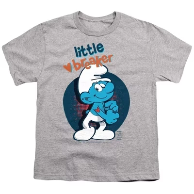 Boys'  Hefty Smurf Little Heart Breaker T-Shirt athletic heather