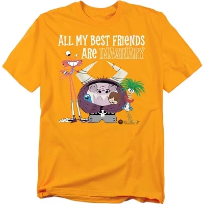 Футболка для взрослых Fosters Imaginary Friends золотая