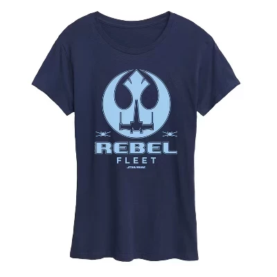 Женская футболка с коротким рукавом и графическим рисунком Rebel Fleet Flight Patch