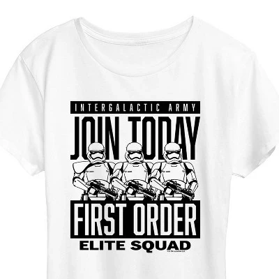 Women's -  - Join First Order Short Sleeve Graphic T-Shirt white