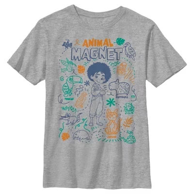 Футболка с принтом Antonio Wild Like The Animals для мальчика athletic heather