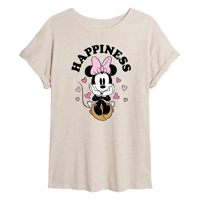 Женская футболка Happiness Minnie с объемным рисунком birch