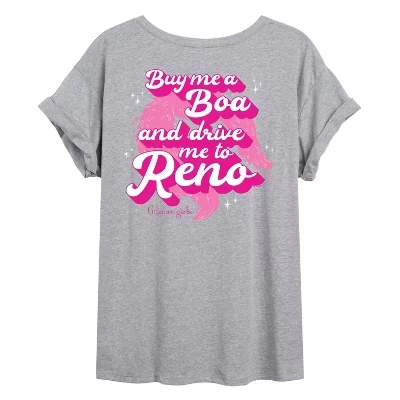Женская футболка Gilmore Girls Drive Me To Reno, серая