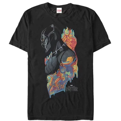 Мужская футболка Marvel Black Panther, черная