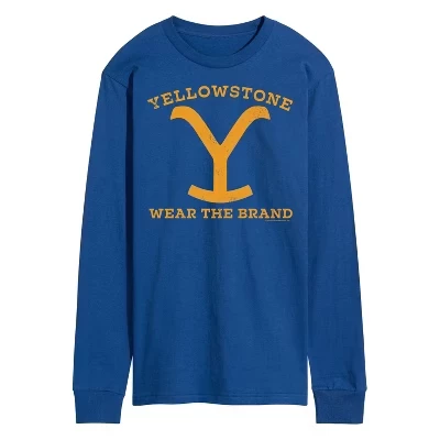 Мужской лонгслив Yellowstone Wear The Brand Y, синий