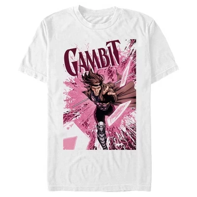 Мужская футболка Marvel Gambit Painted, белая