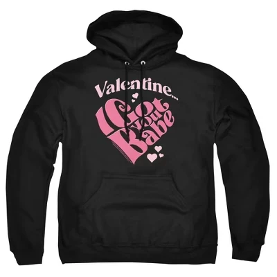 Men's Sonny And Cher Valentine I Got You Babe Valentine Pull-Over Hoodie black