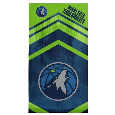 Пляжное полотенце Northwest NBA Shatter, микрофибра Minnesota Timberwolves