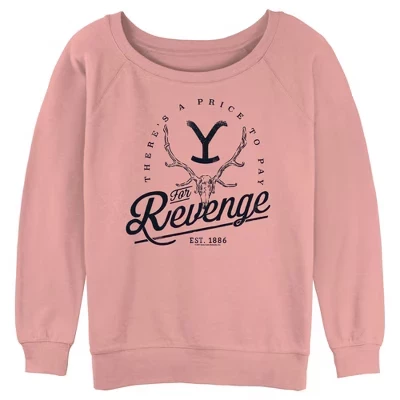 Женский свитшот Yellowstone Revenge, розовый